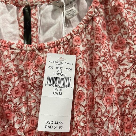 NWT: American Eagle Women's Floral Romper Size: M - Picture 3 of 3